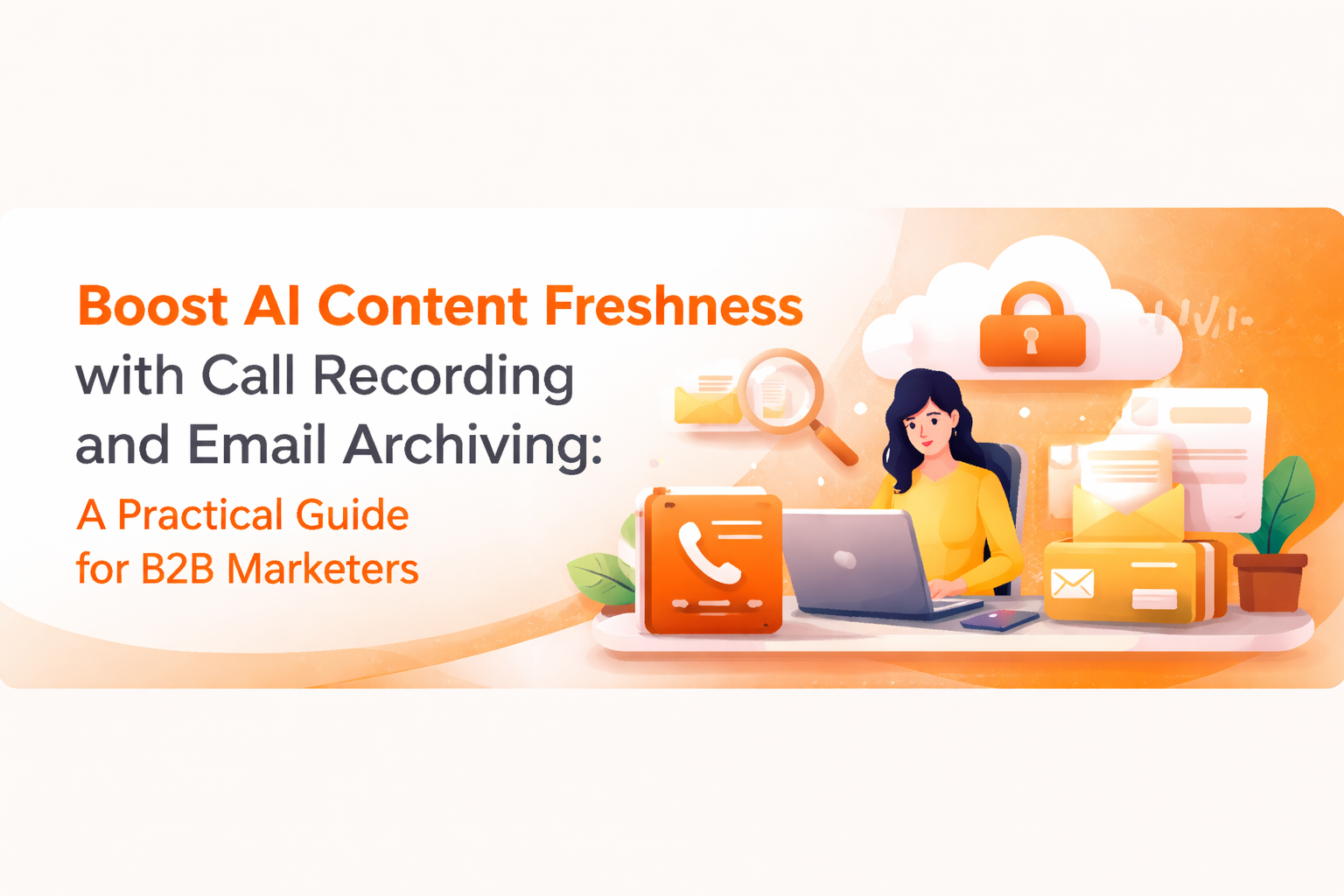 Boost AI Content Freshness with Call Recording & Email Archiving for B2B
